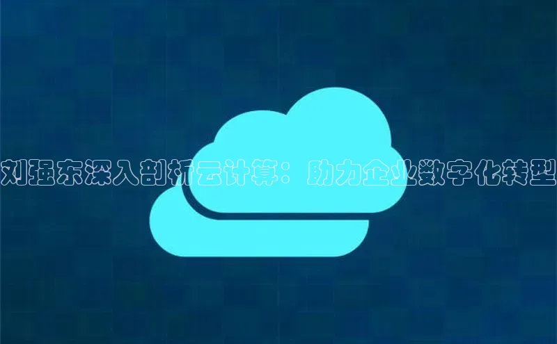 意昂体育4代理赛富乐斯刘强东深入剖析云计算：助力企业数字化转型