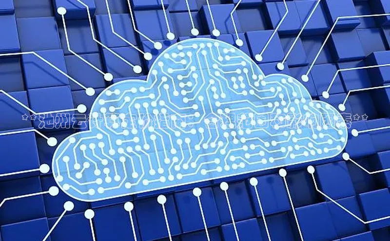 意昂4官网百度Apollo**池州云计算定价指南：合理范围和影响因素**