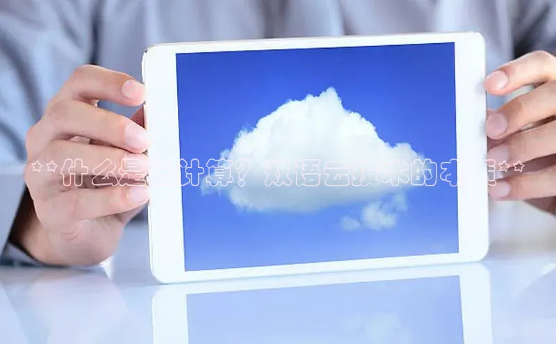 意昂体育4官网百度学术**什么是云计算？双语云技术的本质**