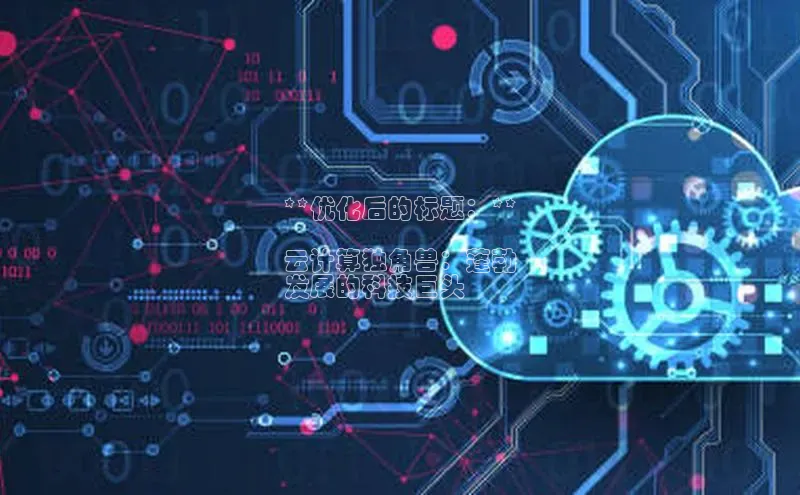 意昂体育4官网宇信科技**优化后的标题：**

云计算独角兽：蓬勃
发展的科技巨头