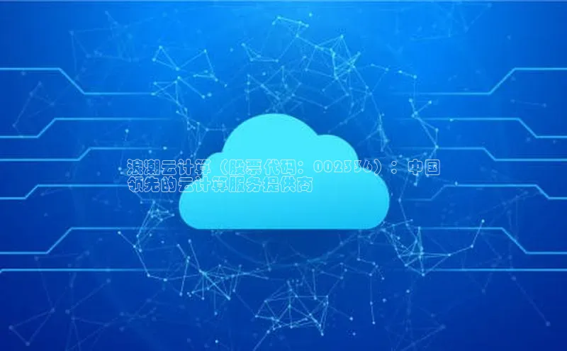 EON4文心一言浪潮云计算（股票代码：002336）：中国
领先的云计算服务提供商